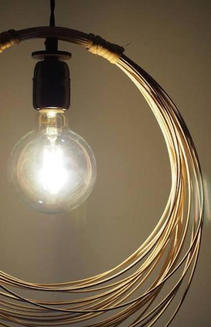 Rattam Bambu, Hasır, Rattan Avize Sarkıt Unıverse 35CM  Si̇yah Takım