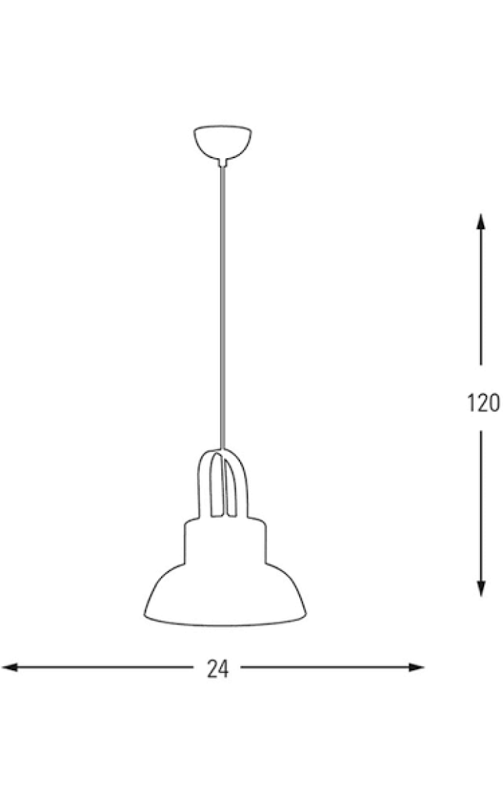 Özcan Aydınlatma 5025B - 1A,01 B.Tekli Sarkıt