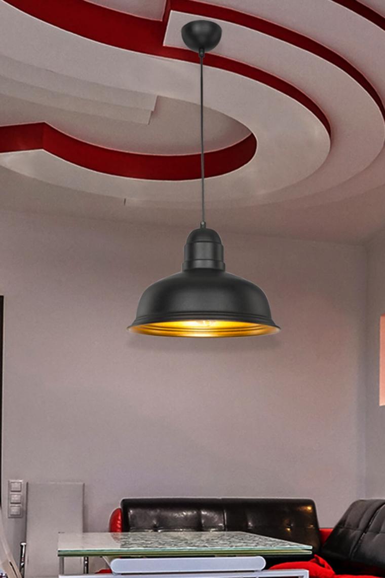 Modelight Kumbet Avize Sarkıt Siyah