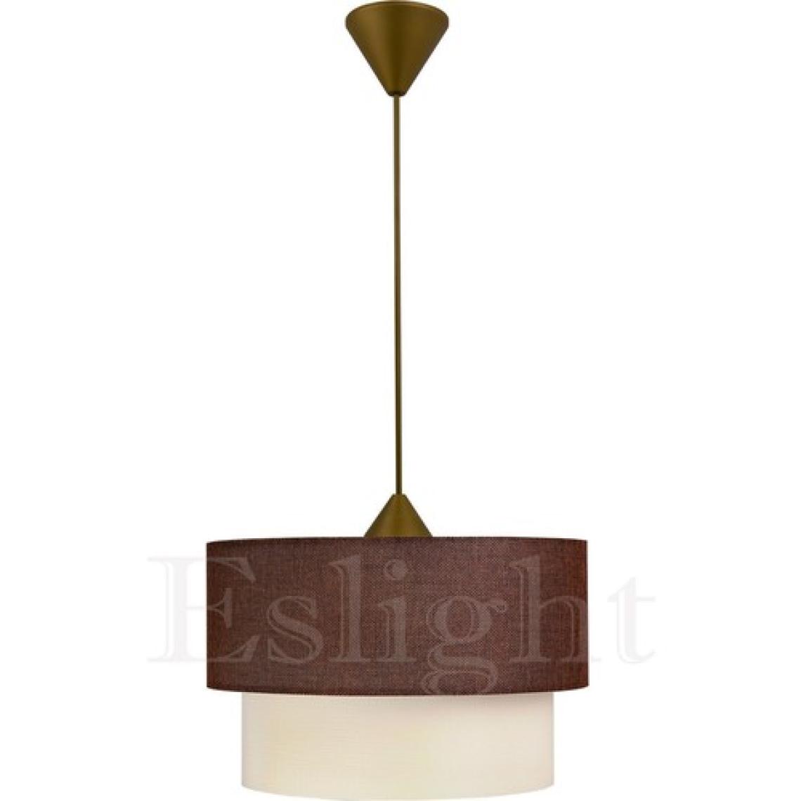 Eslem Home Pasta Tekli Sarkıt Avize – Paslanmaz Metal Kasa, Koyu Kahve, 30 cm, Dekoratif ve Enerji Tasarruflu İç Mekan Aydınlatma