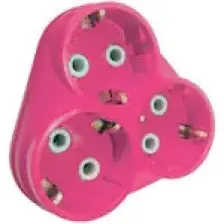 Alkan 3lü Topraklı Golyad Fiş Papatya Pembe
