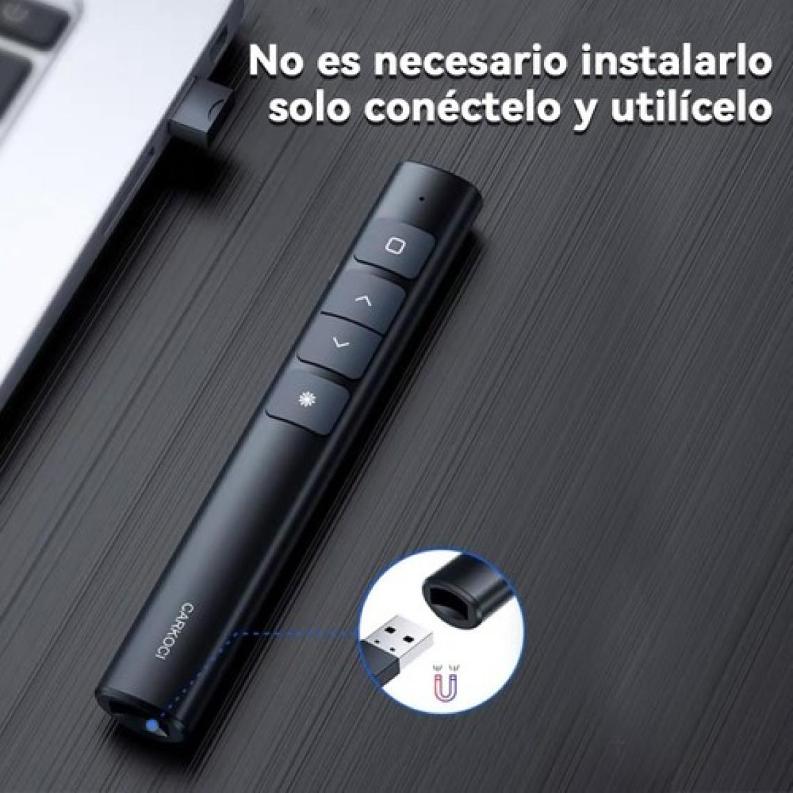 Coverzone Sunum Kumandası Laser Pointer Kablosuz Lazer Sunum Kalemi Tak Çalıştır Y60