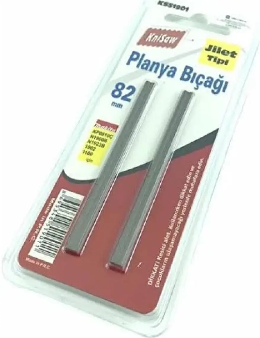 Knisaw KS51901 Planya Bıçağı Jilet Tipi 82 mm 2'li Set