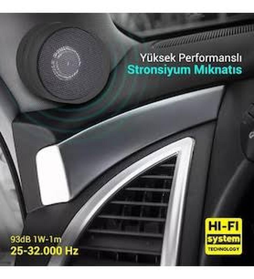 Magıcvoıce MV-31460 900W Peak Power RMS:350W Dome Oto Tweeter
