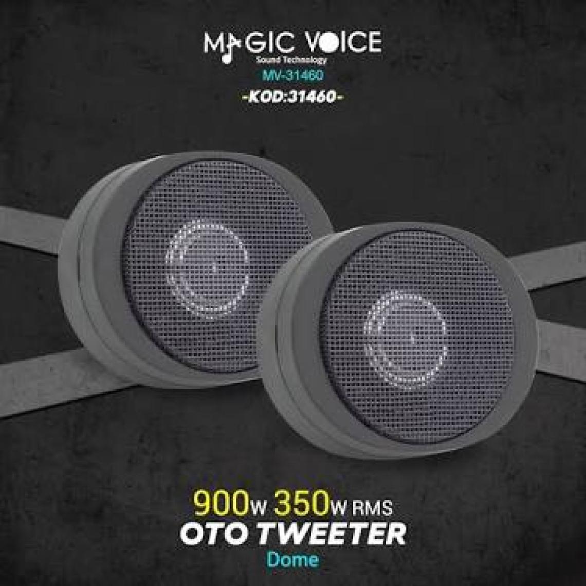Magıcvoıce MV-31460 900W Peak Power RMS:350W Dome Oto Tweeter