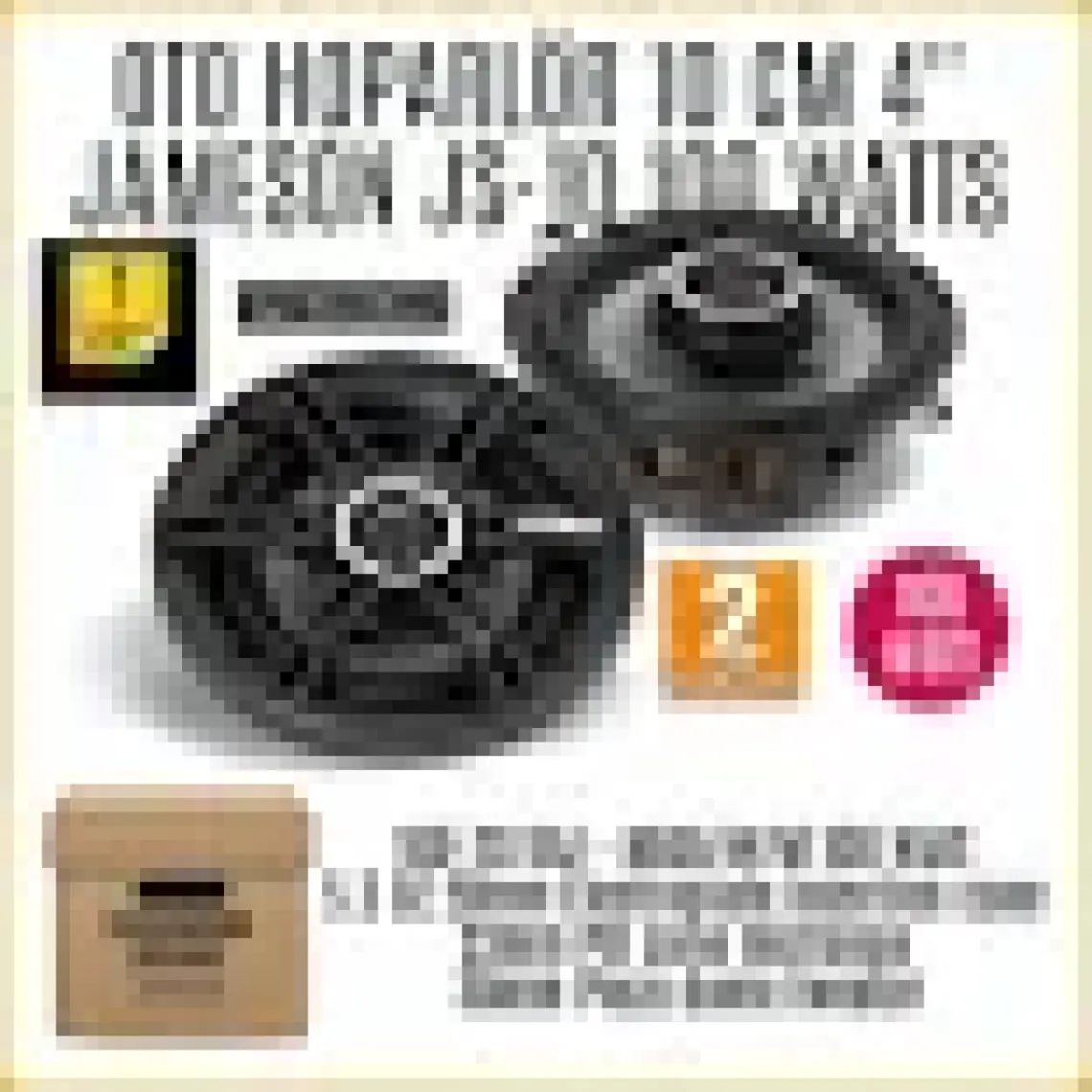 JAMESON JS-10 10cm 100watt 88db 2 Yollu Hoparlör