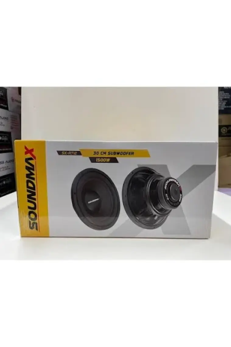 Soundmax SX-RT12 150WAT 400 Rms 30CM Profesyonel Subwoofer Bas