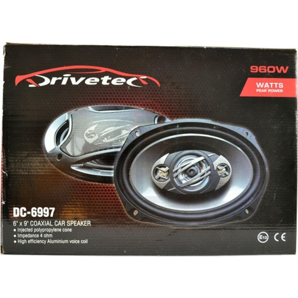 Drivetec Oto Hoparlör 15Cm 23Cm Oval Kolon 950W 4 Yollu 2Li Takım
