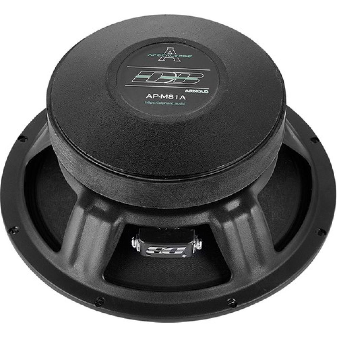 Apocalypse Deaf Bonce 20 cm 600W Midrange Oto Hoparlör Seti – Yüksek SPL, Ferrit Mıknatıs, 4 Ohm, Siyah, 2 Adet
