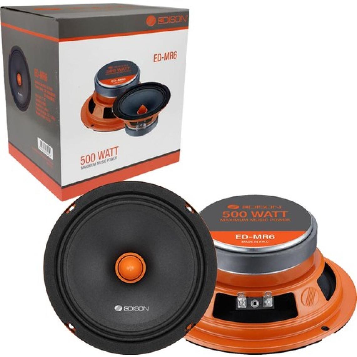 Edison Oto Mıdrange 16cm 500W 80W Rms Pro 2 Adet Edıson Ed-Mr6