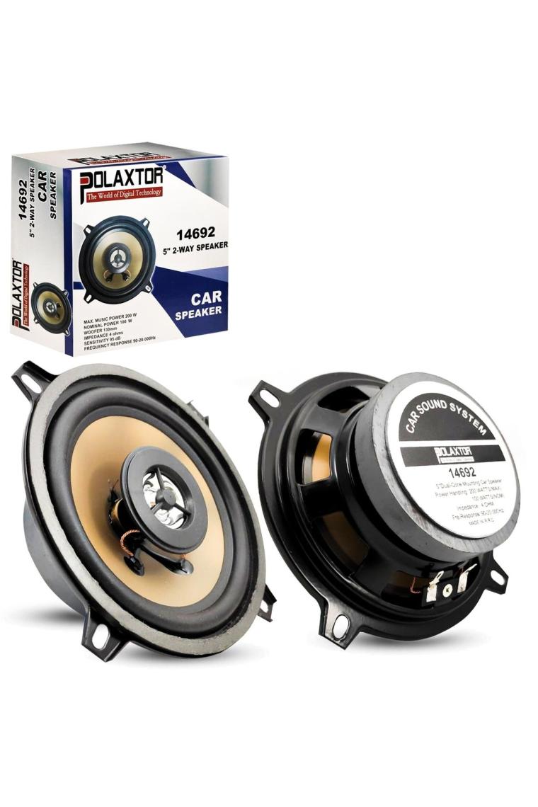 Oto Hoparlör 13cm 200w Tweeterlı 1 Adet Plx-14692