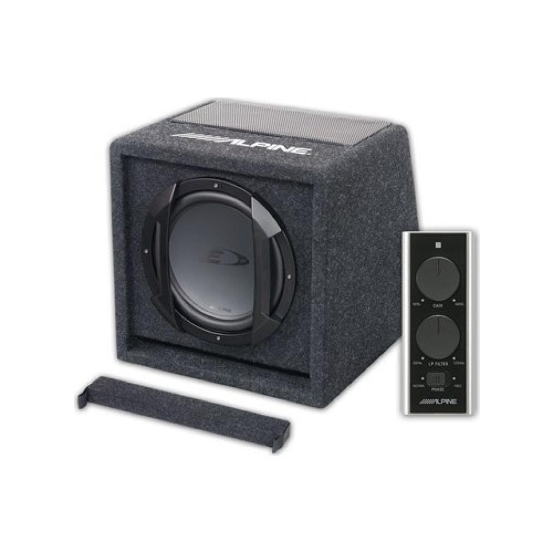 Alpine SWE-815 20cm Eseri Dahili Amplifikatör 50-125Hz 12dB Açık Kapalı Port Subwoofer