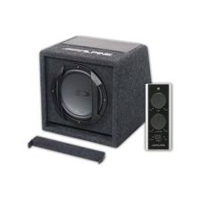 Alpine SWE-815 20cm Eseri Dahili Amplifikatör 50-125Hz 12dB Açık Kapalı Port Subwoofer