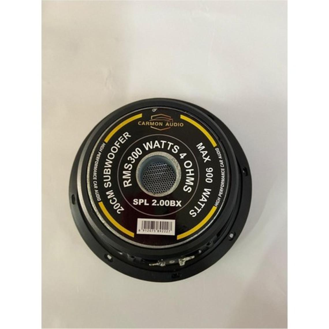 Carmon 20 cm Subwoofer Profosyonel Bass 900W 300 Rms Kabinsiz