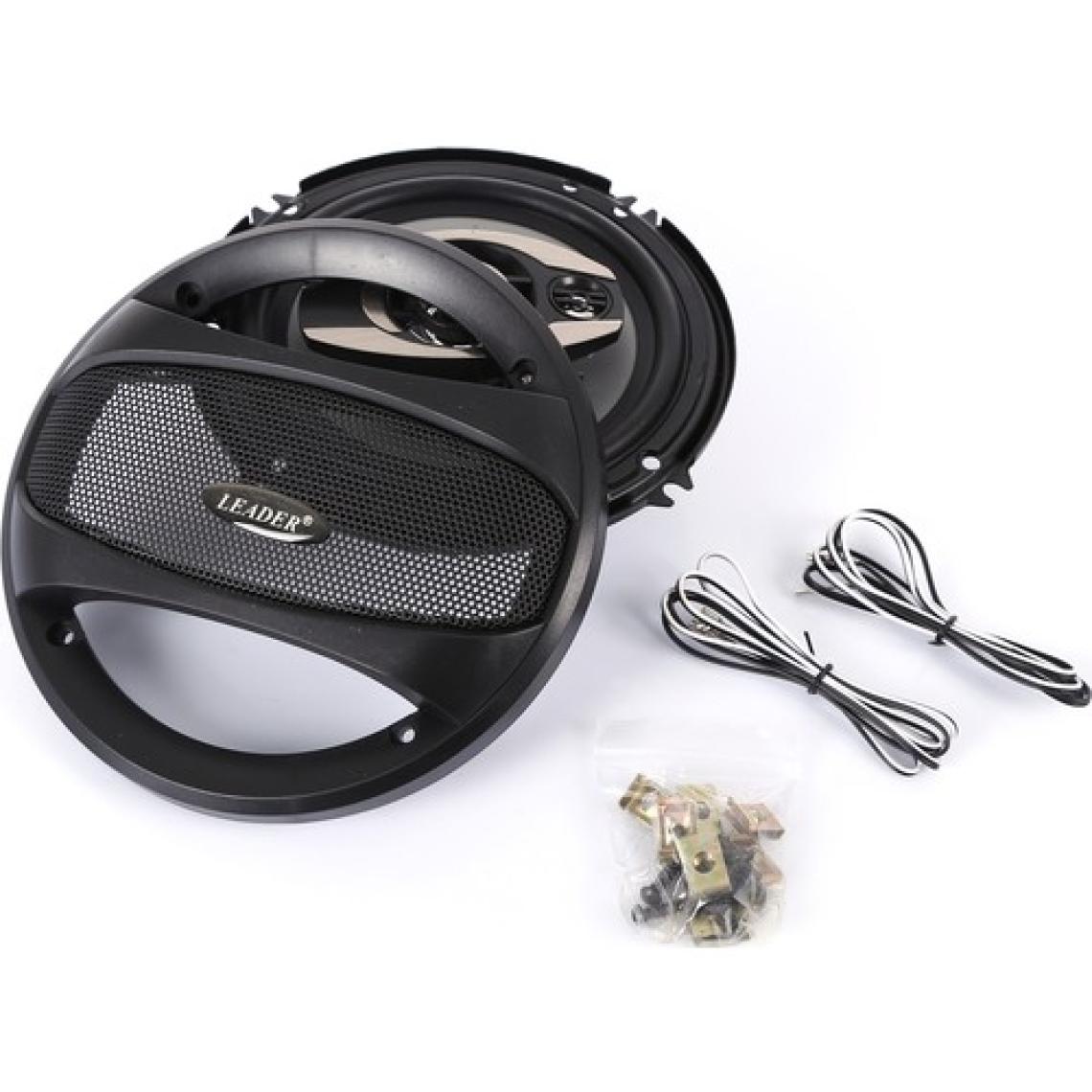 Leader LD-210 Yuvarlak Tip 16 cm 3 Yollu 300W Coaxial Oto Hoparlör