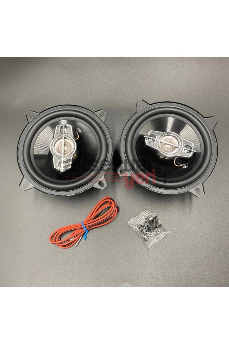16cm Hoparlör Kapı kolonu 2 Adet Oto Hoparlör Kapaklı 600w Tweterli