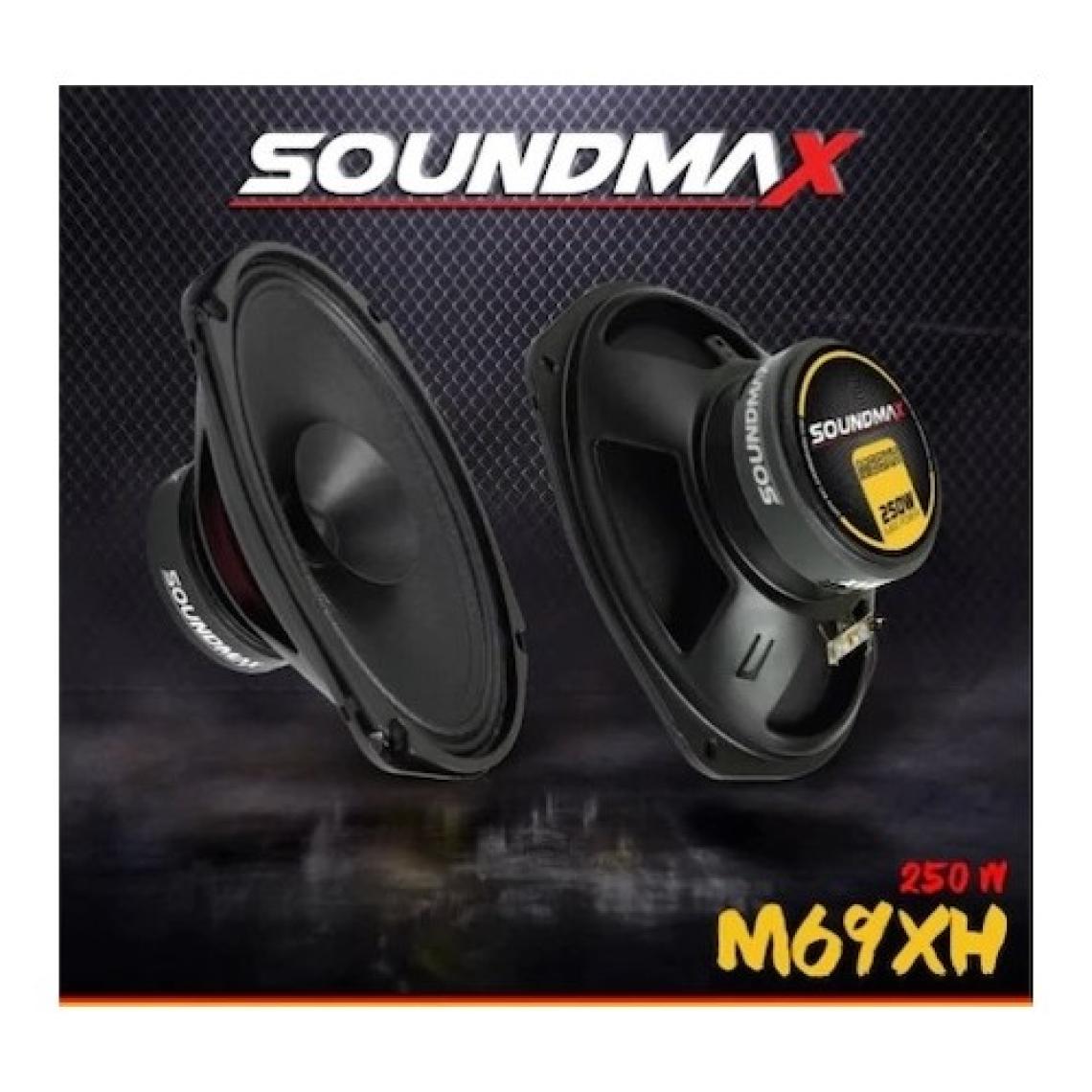 Soundmax SX-M69XH Profesyonel Oval Midrange Hoparlör + Kapak