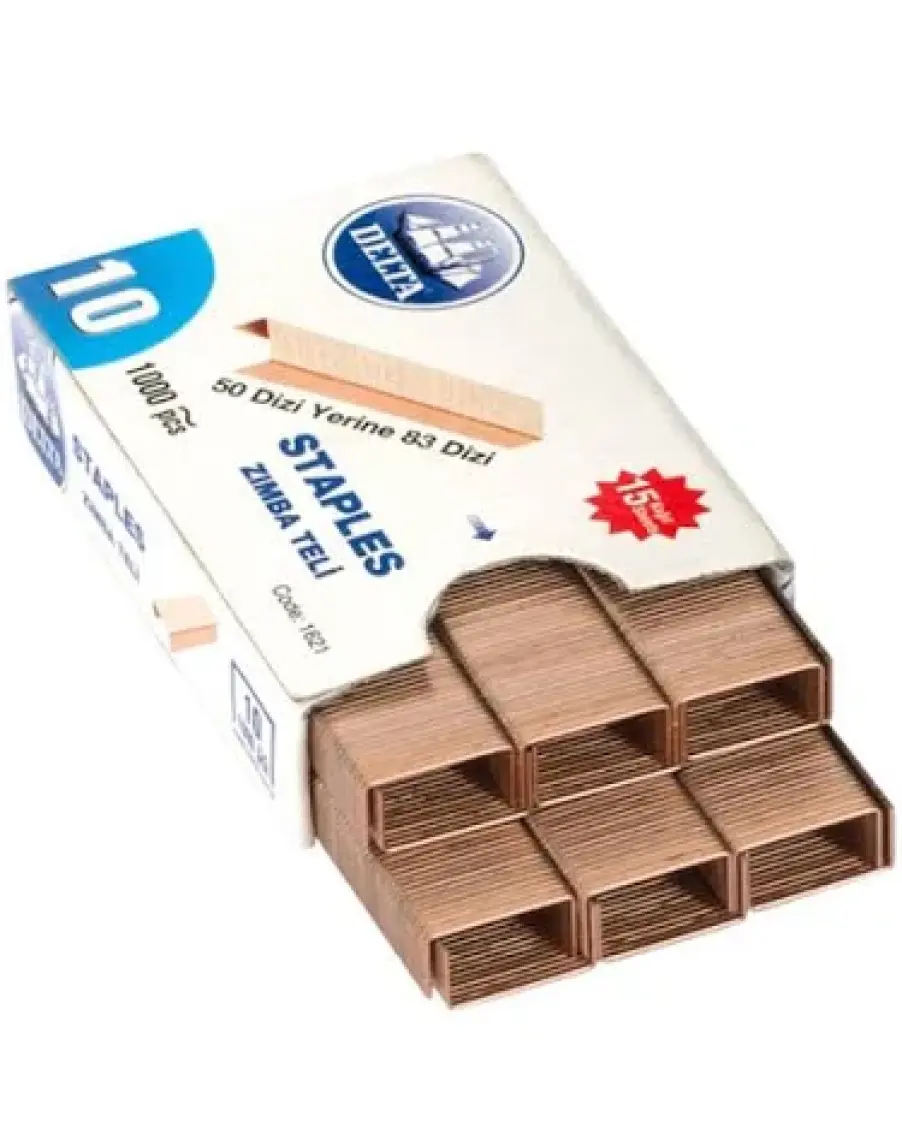 Delta Zımba Teli No: 10 1 Paket 10.000 Zımba Teli