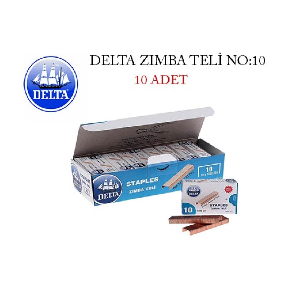 Delta Zımba Teli No: 10 1 Paket 10.000 Zımba Teli