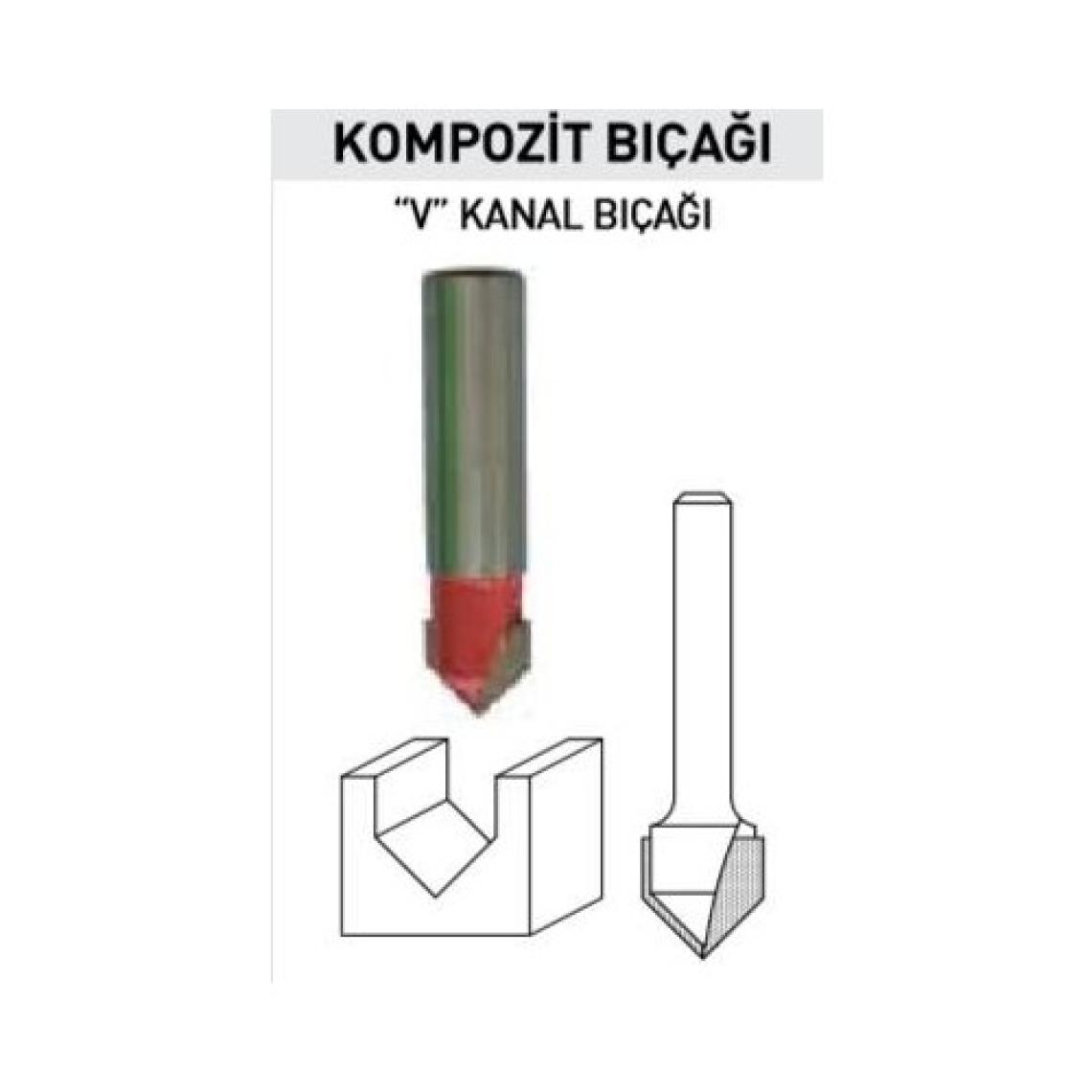 Topshop 14479 Kompozit Freze Bıçağı 1X12 mm