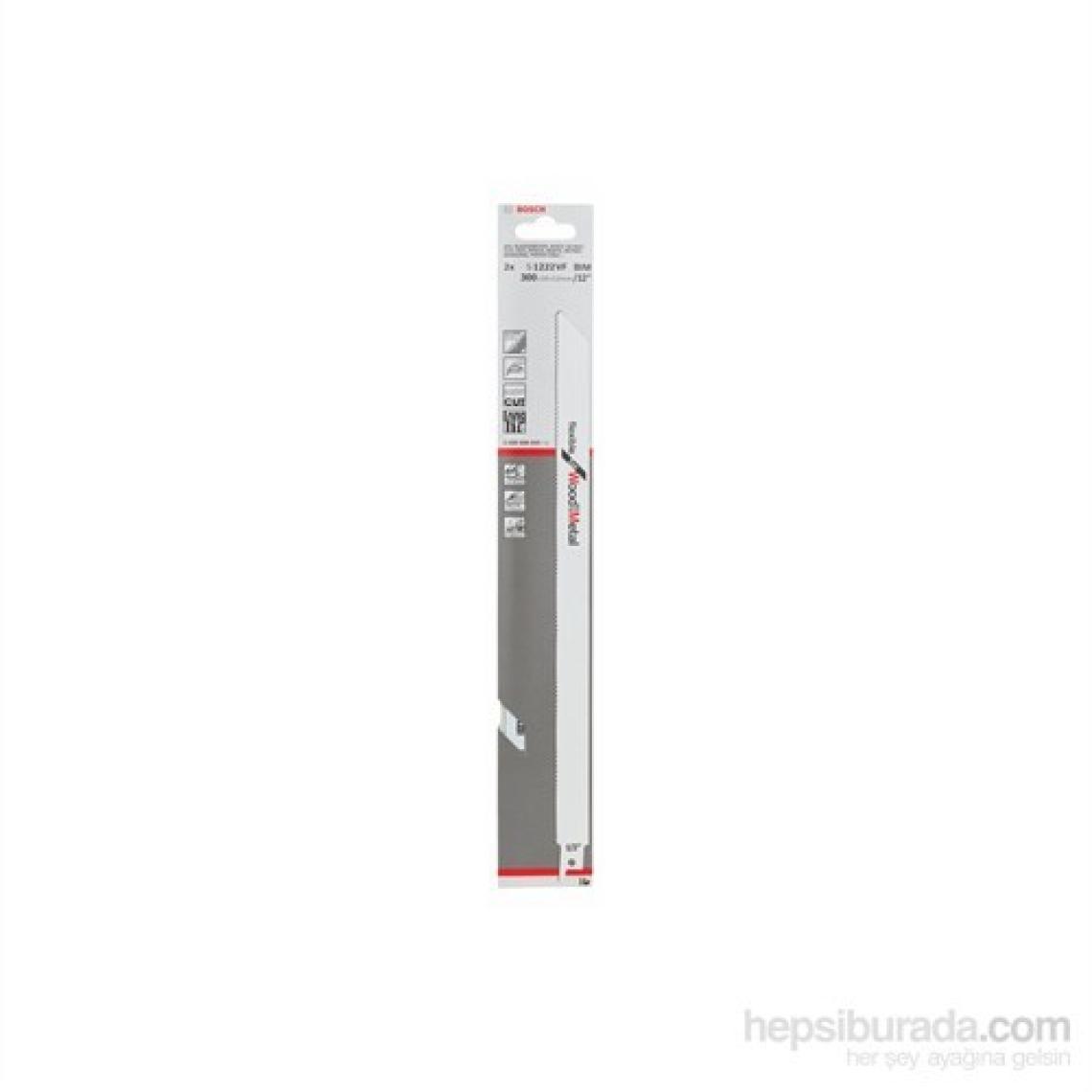 Bosch  - Flexible Serisi Ahşap Ve Metal İçin Tilki Kuyruğu Bıçağı S 1222 Vf - 2'Li Paket