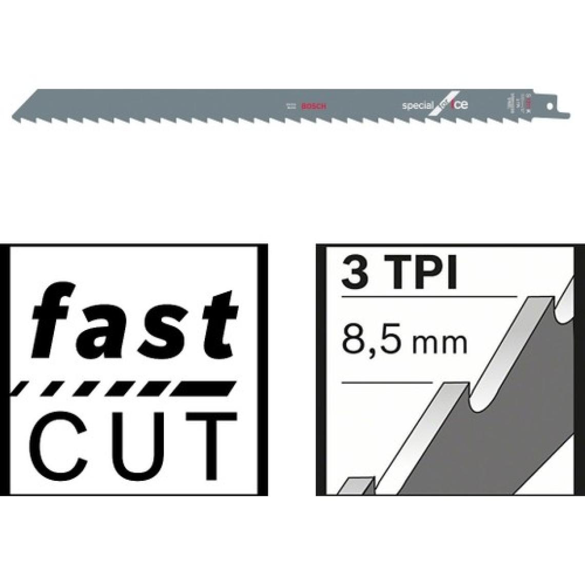 Bosch Tilki Kuyruğu Bıçağı S 1211 K - Buz ve Kemik Kesme 5'Li Paket