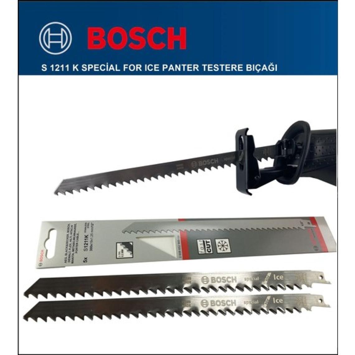 Bosch - Tilki Kuyruğu Bıçağı S 1211 K - Buz ve Kemik Kesme 2 608 652 900 2'li Paket