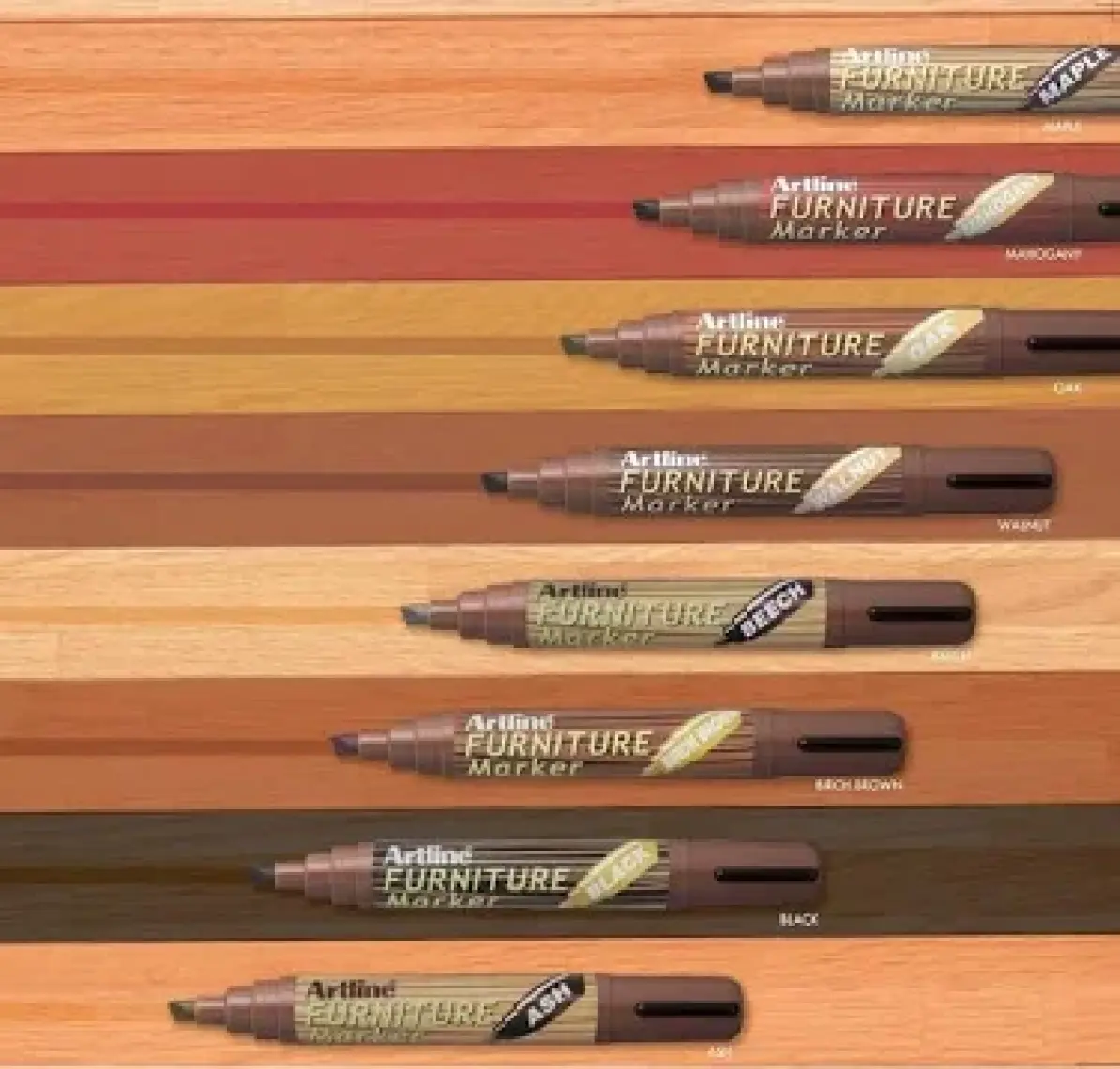 Canex Ahşap Rötüş Kalemi ( Artline- Japon ) EK400    Antrasit - Anthracite