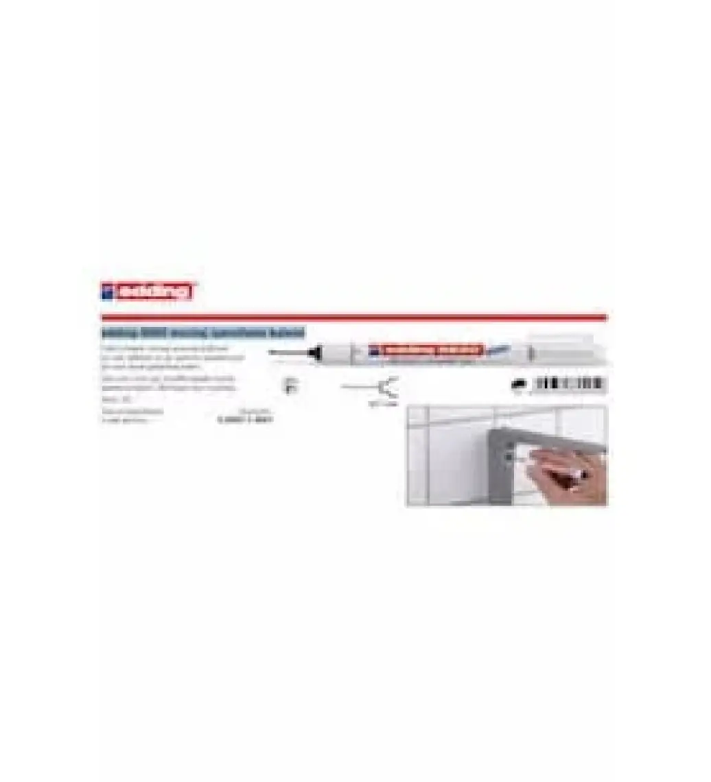 Edding 8850 Marangoz Markörü ~0.7-1 mm Ince Uzun Uçlu Montaj Işaretleme Marangoz Kalemi