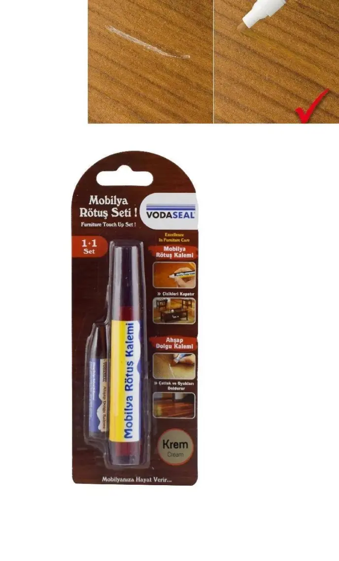 Vodaseal Mobilya Rötüş Krem (1+1 Set)