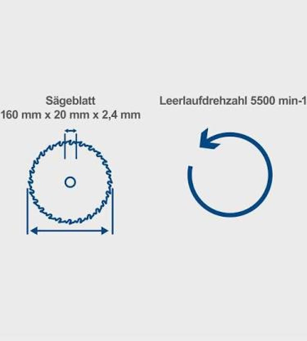 Scheppach PL55 1200W Dalma Tip Daire Testere-Klavuz