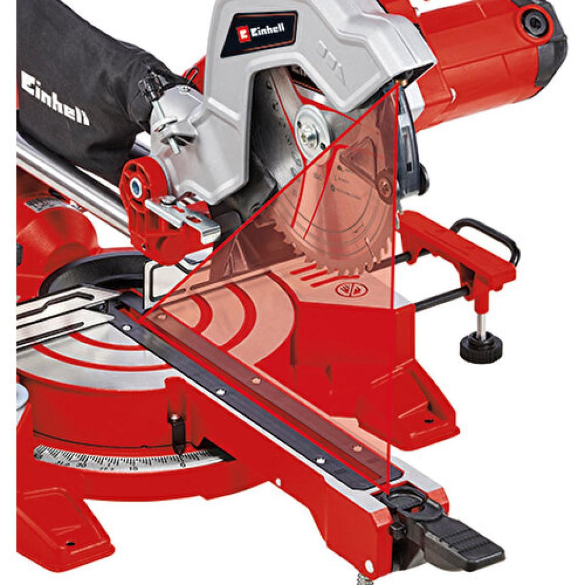 Einhell Tc-Sm 216 1600 W 216 mm Kızaklı Lazerli Pistonlu Gönye Kesme Makinesi