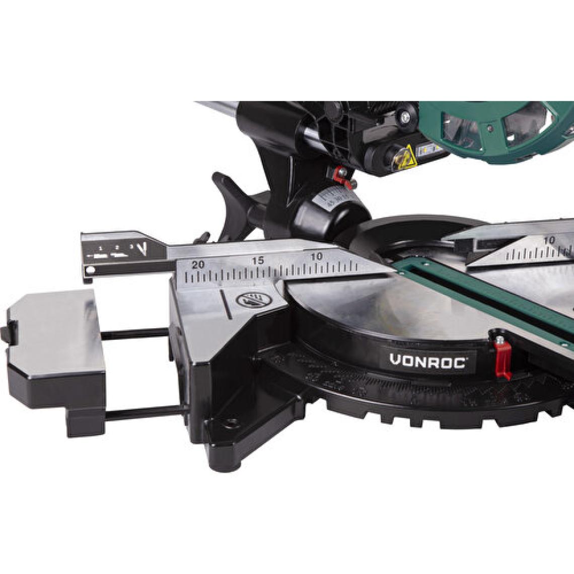 VONROC Lazerli Radyal Gönye Testere - 2000W - 216mm - 40 Diş