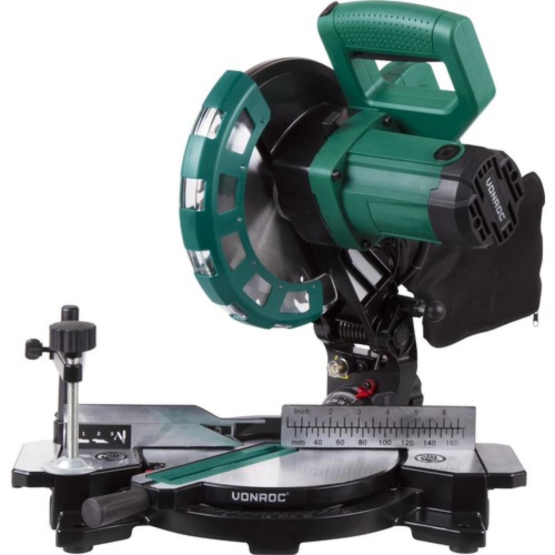 VONROC Lazerli Radyal Gönye Testere - 1700W - 216mm - 40 Diş
