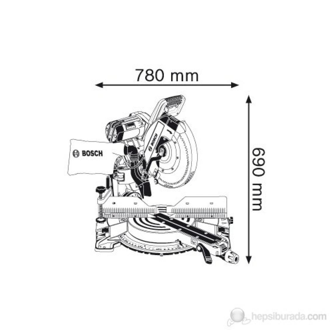 Bosch Gcm 12 Gdl Gönye Kesme 2000 Watt 305 Mm