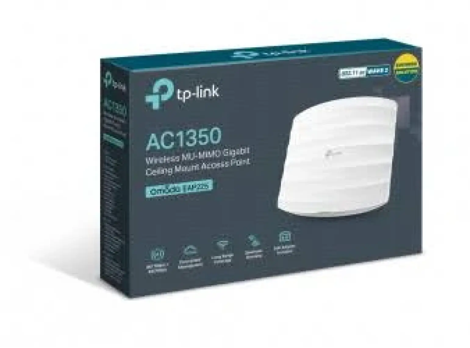 TP-Link EAP225 AC1350 Mbps Kablosuz MU-MIMO Gigabit Tavan Tipi Access Point
