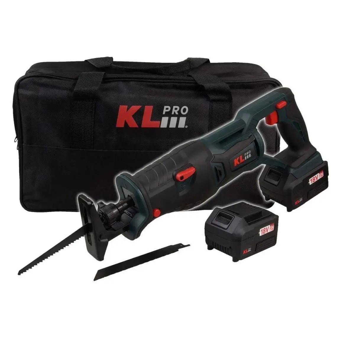KL Pro  Kltkt1840B 18Volt/4.0Ah Li-Ion Kömürsüz Profesyonel Tilki Kuyruğu Testere