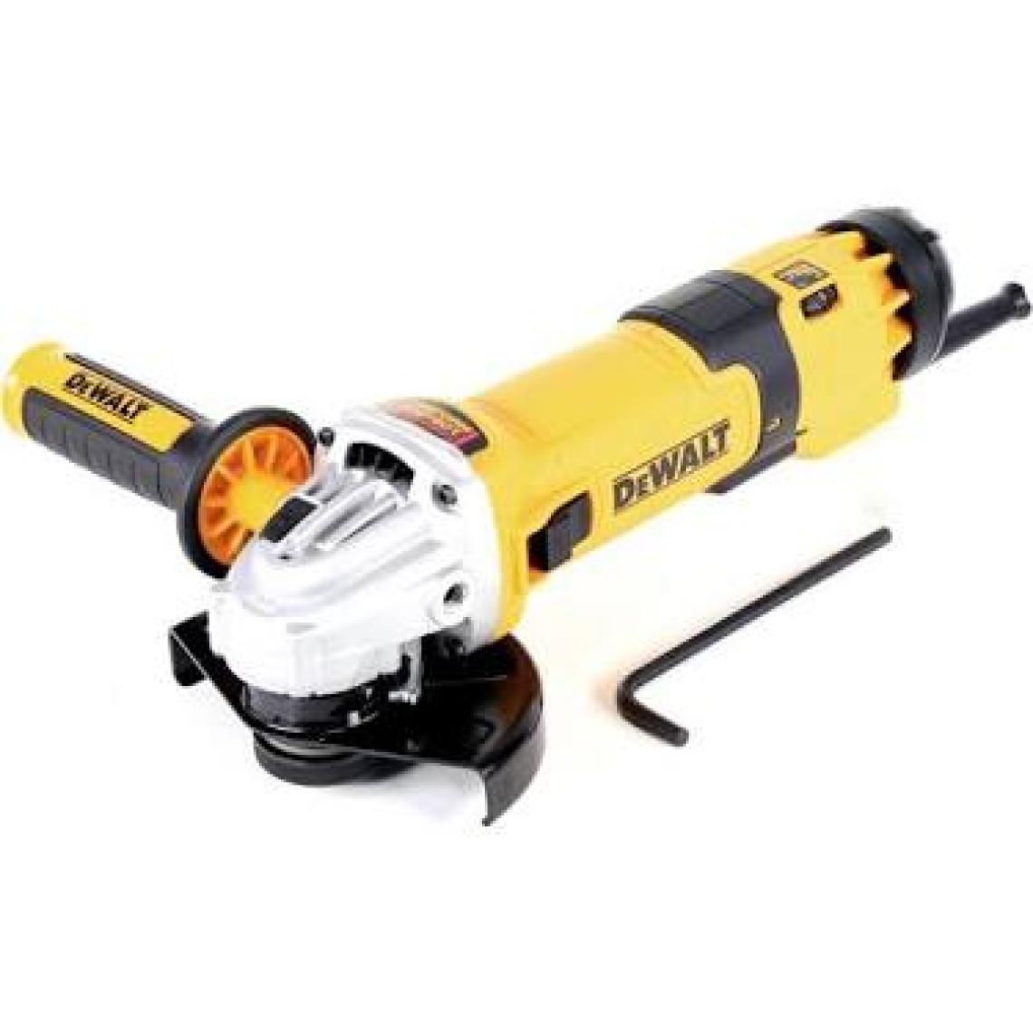 Dewalt DWE4257 Devir Ayarlı Avuç Taşlama 1500 Watt 125mm