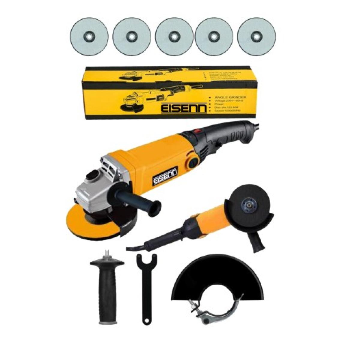 Eisenn Germany Technology x - Drive 3000 W Devir Ayarlı Spiral Taşlama Metal Kesim+ 5 Psc Taş Hediye