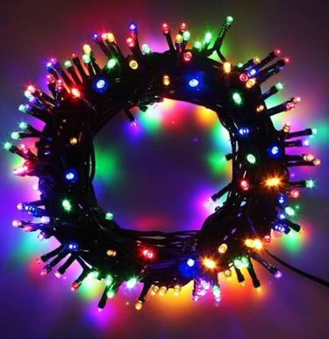 Süsle Bebek ve Parti Pilli ve Animasyonlu 50 Led x 5 mt - Çok Renkli Led Işık