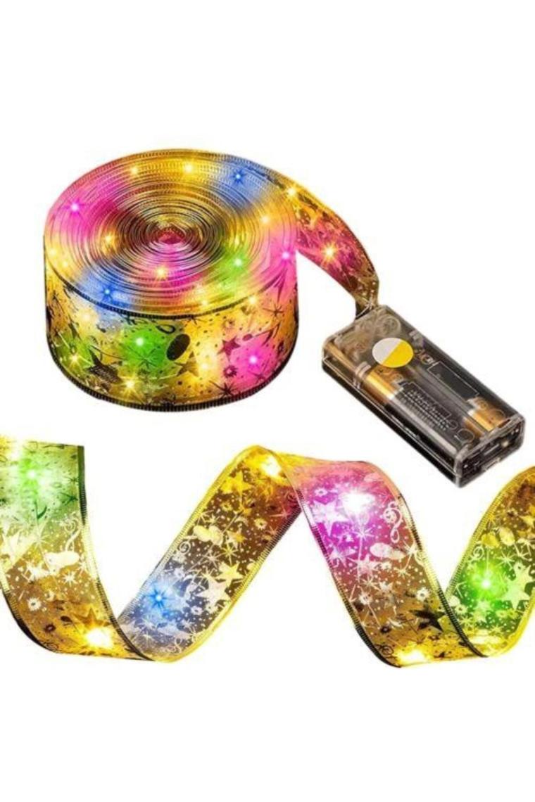 Sge Teknoloji 2 M Rgb Şerit LED Ağaç Süsü Ev Dekorasyon Düğün Doğum Günü Aydınlatma