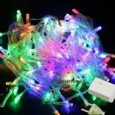 Pandoli Şeffaf Kablolu 100 Ampüllü LED Işık Multi Color 10 Metre