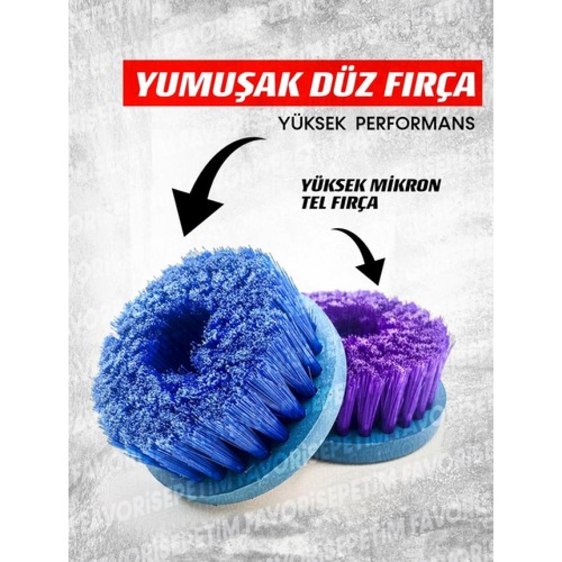 Proxtech  Araç, Koltukyıkama 6kademe Devir Ayarlı Zımpara Parlatma Pasta Cila Polisaj Makinası + Fırça Hediye