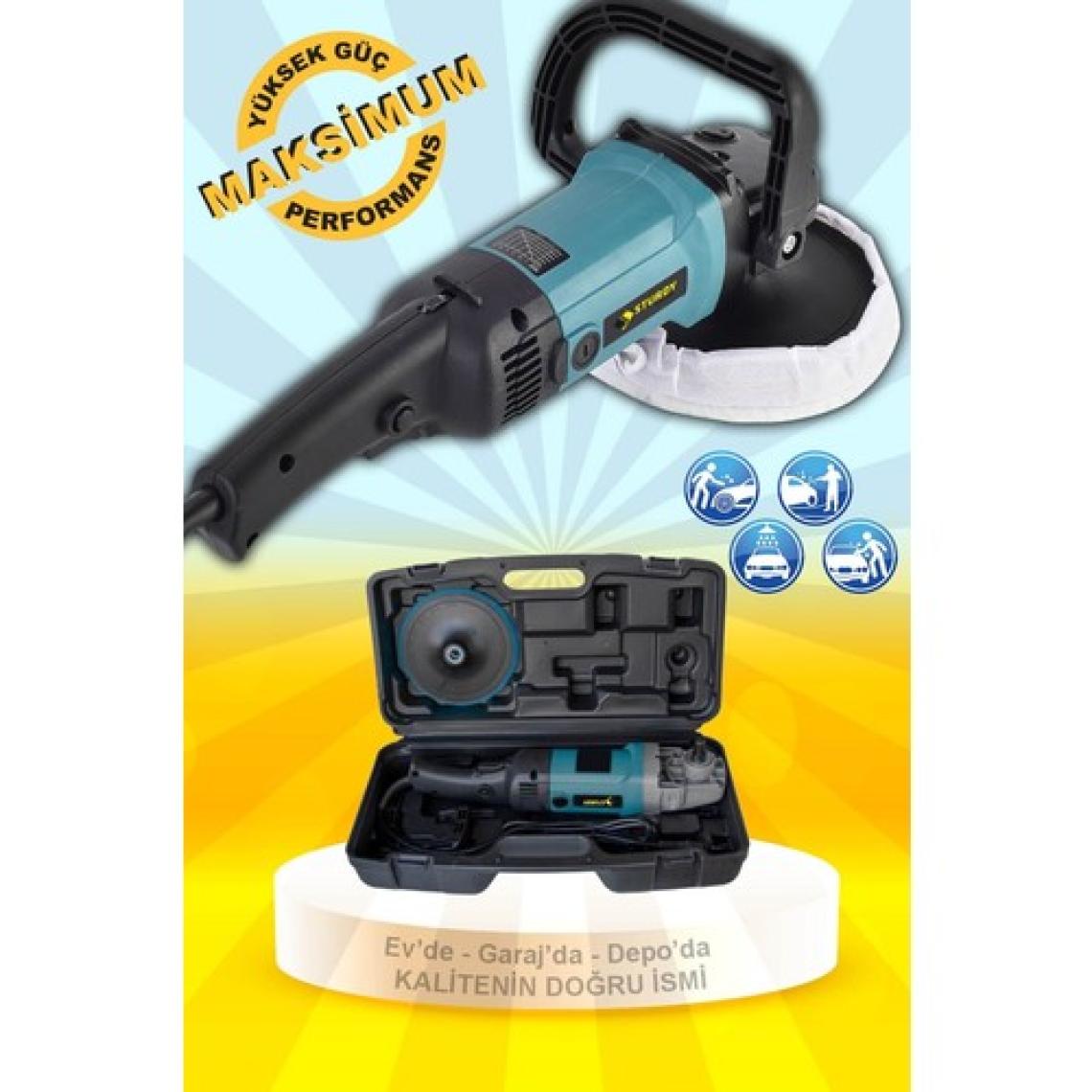Sturdy Japon Tecnologhy L-4 Profesyonel Polisaj Makinası 4200 W 180 mm 6 Kademeli Pasta Cila Uygulama Uzman