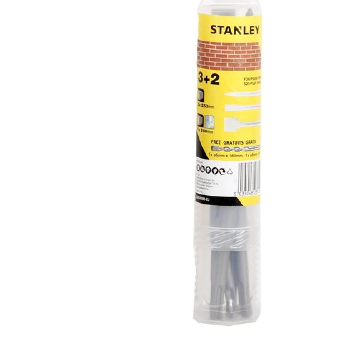 Stanley 5 Parça Kırıcı Delici Sds Plus Uç Seti Sta54400-Xj Saklama Kutulu