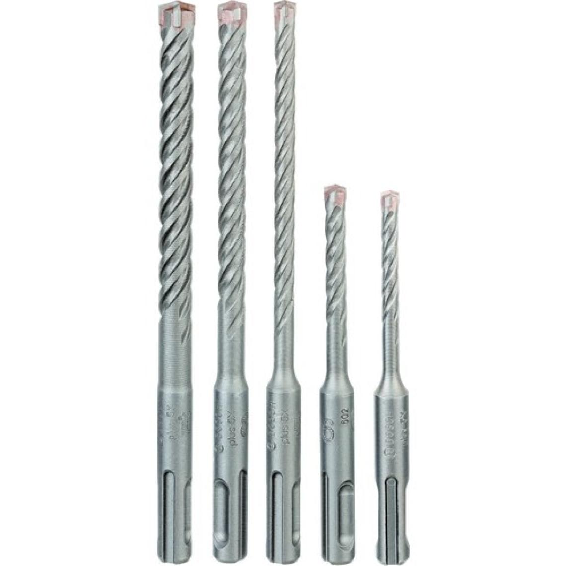 Bosch - Sds Plus-5x Serisi Kırıcı Delici Matkap Ucu 5 Parça Set (5,6 x 110 Mm, 6,8,10 x 160 Mm)