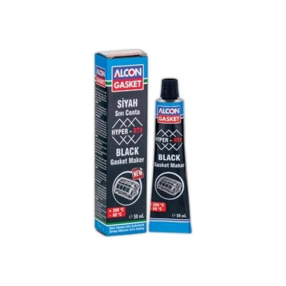 Alcon Hyper Rtv Nötral Siyah Sıvı Conta 50 Ml. Tüp 3315