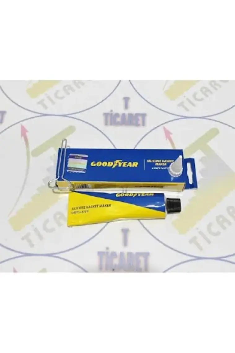 Goodyear 300° Isıya Dayanıklı Siyah Sıvı Conta Tüp Silikon 80 ml