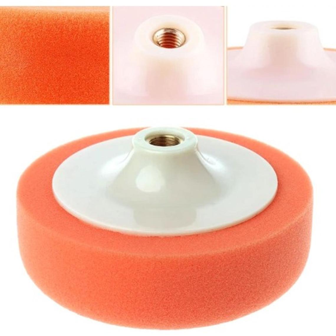 Bondit Turuncu Oto Pasta Cila Parlatma Polisaj Süngeri 150MM 6 Lı Paket