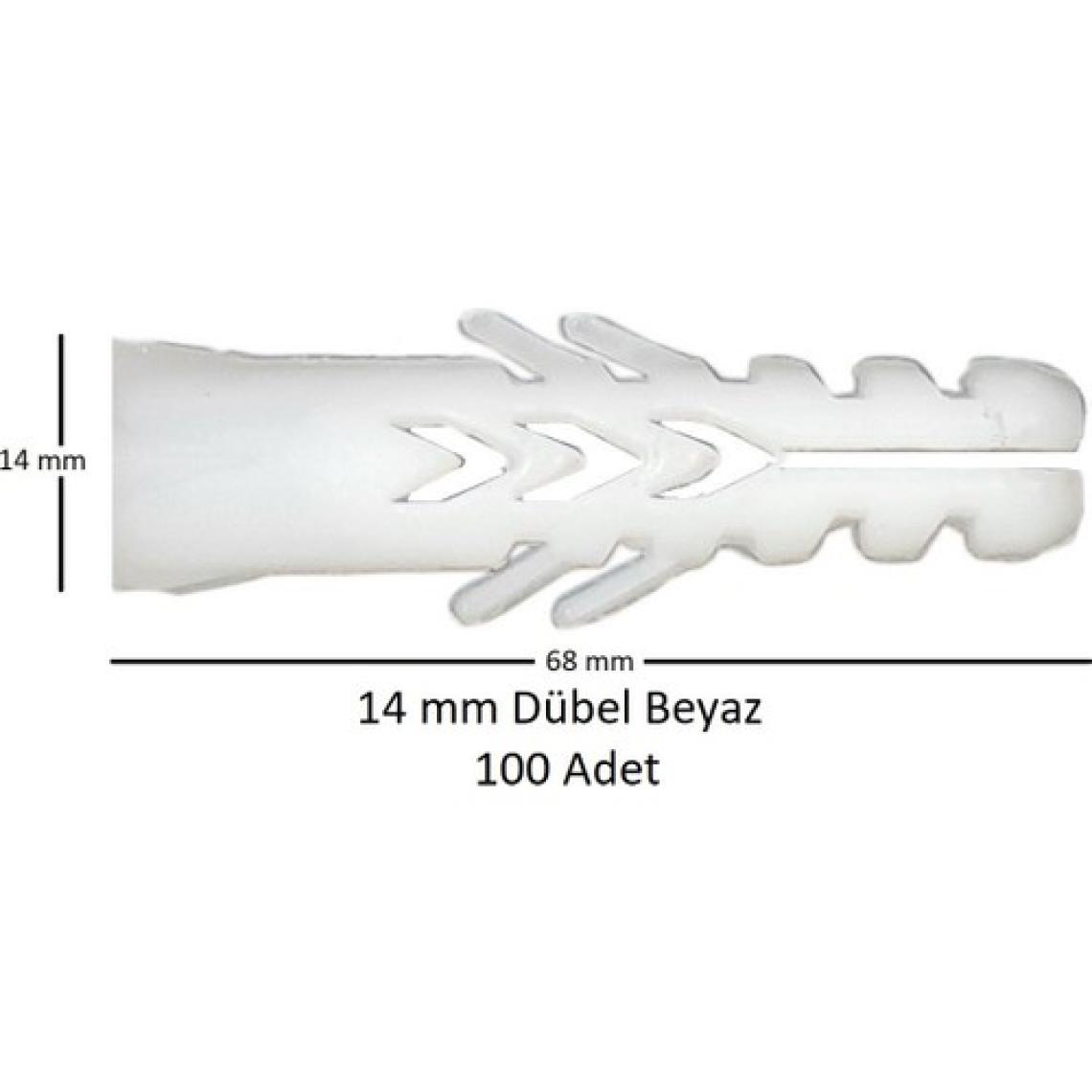 Pimapen Pvc Pencere ve Kapı Kolu Beyaz 2 Adet